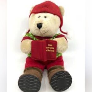 Starbucks Bearista Bear Mouse Writer Book 2010 97th Edition Winter Plush